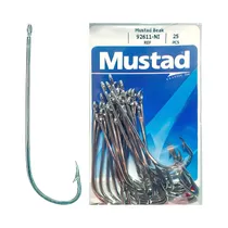 Anzuelo Mustad Sports Beak 92611 Nº6/0 25 Piezas