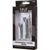 Cala Acs de Beleza Nail Clipper Duo For Men Acero Inoxidable 3 Piezas: Cortaunas para Manos Y Pies, Pinzas de P Plateado