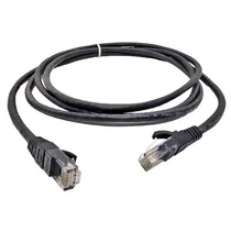 Cabo de Rede Ethernet RJ45 de 45CM - Preto