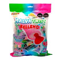 Marshmallows Las Delicias Malva Twist com Recheio Pacote 240G