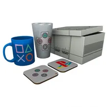 Abystyle Gift Playstation Classic Glass Mug & Coasters 17131