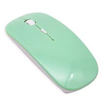 Mouse Dpi Sem Fio Wireless 6500 2.4GHZ / 1600 Dpi / 10 Metros de Alcance - Verde/Branco