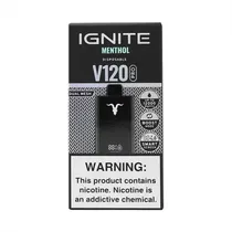 Dispositivo Descartavel Ignite V120 Pro 12000 Puffs Black Menthol