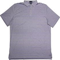 Outlet Camiseta Polo Stitch 3474 Masculina - Roxo/Branco