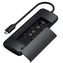 Satechi Acs Informatica Hub ST-Uchsek USB-C Hybrid Multiport Black Metal Macbook Pro M2 - Macbook Air M2 - 2021 Macbook Pro Black