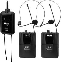 Microfone Sem Fio de 2 Canais BLG - UF-458