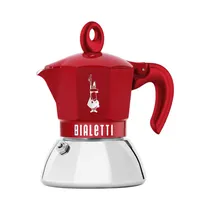 Cafetera Italiana Bialetti Moka Exclusive Induction 0009070 4 Tazas 150ML Rojo