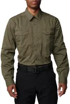 Camisa Manga Longa Polo 5.11 Tactical Stryke 72399ABR-186 Ranger Green