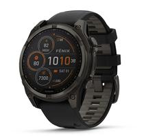 Garmin Relogio Fenix 8 47 MM Solar Sapphire Carbon Gray Titanium Black/Pebble Gray 010-02906-10