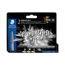 Marcador Rotulador Staedtler Pigment Arts Pen 376-99 BK2 2 Unidades