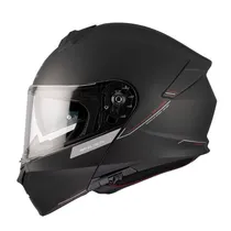 Capacete MT Helmets Genesis SV Solid A1 - Articulado - Tamanho XL - com Óculos Interno - Matt Black