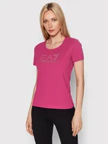 Camiseta Femenino Emporio Armani EA7 Logo Series Mangas Cortas