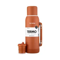 Termo Terrano + Base de Silicona 1L Terracota