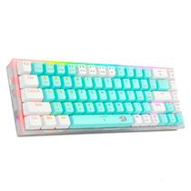 Teclado Redragon K631RGW-RGB Castor Pro Green/WHT Quiet Linear