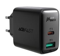 Carregador Acefast A5 PD32W 1USB-C/1USB-A Negro