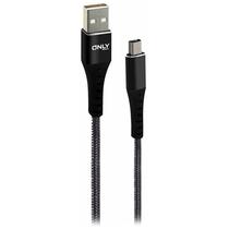 Cabo Only Thor Mod 25 - USB/Micro USB - 1 Metro - Nylon - Preto