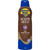 Oleo Seco Banana Boat Protetor Solar FPS 15 Em Spray - 170G