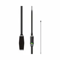 Antena Móvil PX Steelbras AP3001 Bobina En El Centro Canarinho Con Base Especial Max