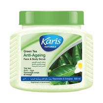 Karis Crema Exfoliante Green Tea Anti-Ageing Face & Body 600ML