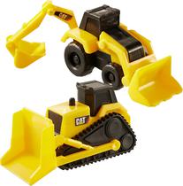 Caminhaos de Carregador Frontal e Bulldozer Cat - Little Machines - 82280