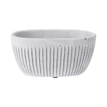 Maceta de Cerámica KPM 033448 20 X 11 CM Blanco
