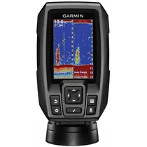 GPS Esportivo Garmin Striker 4 + Transducer 010-01550-01 de 3.5" - Preto