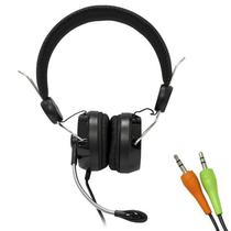 Headphone 260PC c/ Mic Preto Roadstar