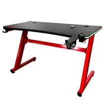 Mesa Gamer Marvo Arena 50 DE-08 RGB Black/Red