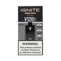 Dispositivo Descartavel Ignite V120 Pro 12000 Puffs Black Mango Cream