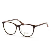 Óculos de Grau Feminino Visard HD107 C3 55-18-140 - Marrom e Laranja