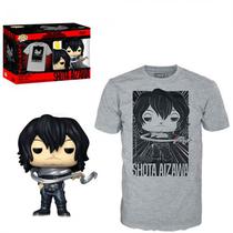 Funko Pop MY Hero Academia Box Shota Aizawa + Tee Bundle *L* 63394