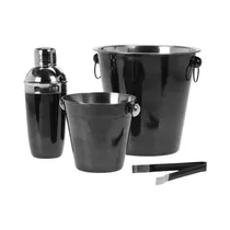 Set de Bar KPM 011719 Negro 4 Piezas