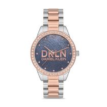 Relogio Analogico Feminino Daniel Klein Premium DK.1.12565-4 - Rosa Ouro/Prata