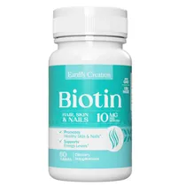 Earth’s Creation Biotin 10MG 60 Cápsulas