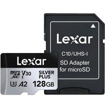 Memoria Micro SD Lexar Professional Silver Plus 205-100MB/s C10 128 GB (LMSSIPL128G-Bnanu)