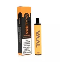 Pod Descartável Vaal 1500 Puffs - 5% Nic Salt - Mango Ice