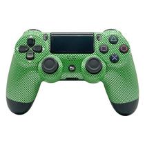 Controle PS4 Playgame Dualshock Green Mesh