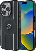 Capa Mercedes-Benz para iPhone 16 Pro MEHMP16L23HRSK - Black