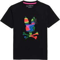 Outlet Camiseta Psycho Bunny B6U250Y1PC Masculina - Preto