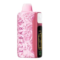 Vaper Descartável Elfbar Nic King 40000 Puffs - Sour Raspberry Strawberry