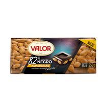 Valor Chocolate 82%Cocoa Almendra 250G