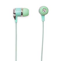 Fone de Ouvido com Fio CY-075 Stereo Earphone Aux 3.5MM - Verde Claro