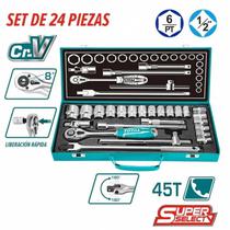 Juego de Dados 1/2" Total THT121242 24PCS