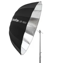 Sombrinha de Estúdio Fotográfico Godox UB-165S - Preto/PRATA165CM