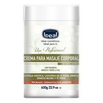 Ideal Crema para Masaje Corporal Con Fragancia 650G