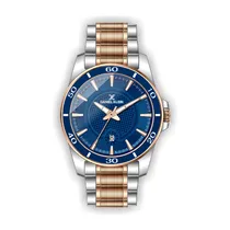 Relógio Analógico Masculino Daniel Klein Premium DK.1.12462-4 - Prata e Rosa Ouro