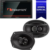 Kit Nakamichi Toca DVD 6.8"+ Alto Falante 6X9" 40WATTS RMS