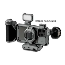 Tilta Kit Khronos Avançado para iPhone 15 Pro Max com Baterias Internas (Cinza Espacial)