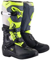 Bota para Moto Alpinestars Tech 3 / USA9/ EU43 - Black/ Gray/ Yellow Fluor