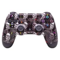 Controle Sem Fio Dualshock 4 para Playstation 4 (PS4) Recarregavel Wireless - Calavera N2